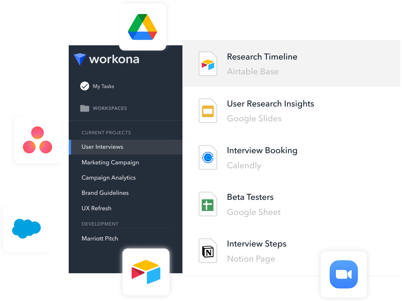 Workspaces for each project